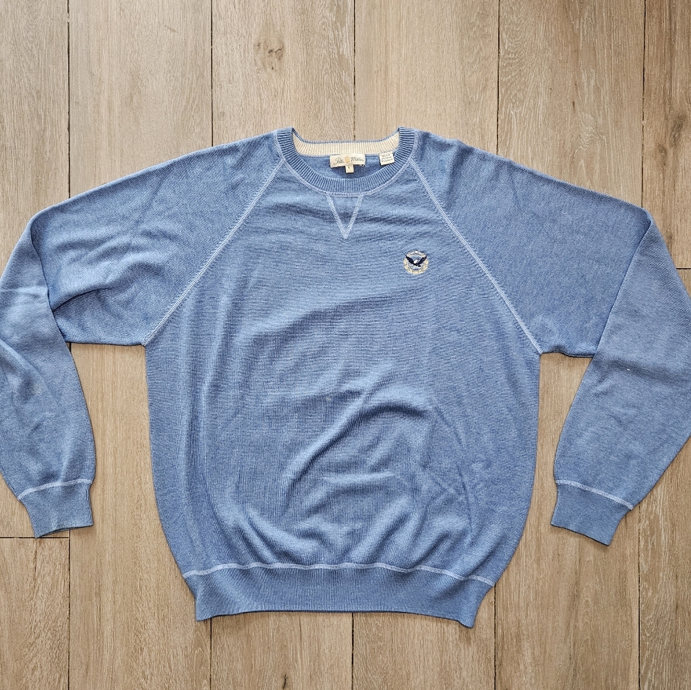 Vintage Peter Millar Sweater Cashmere Silk Cotton Blend, V-neck Large